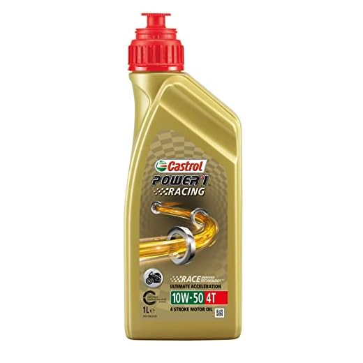 Castrol Power 1 Racing Aceite de Motores 10W-50 4T 1L (Sello inglés)