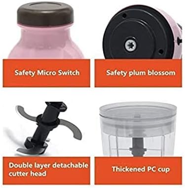 Plastic Capsule Cutter Quatre Multipurpose Electric Mini Food Processor Chopper Vegetable Fruit Meat Grinder Crusher with Top Pushing Button (Multi color) Pack of 1