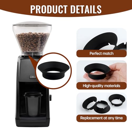 3 piezas de junta de silicona para molienda de café miniatura 3