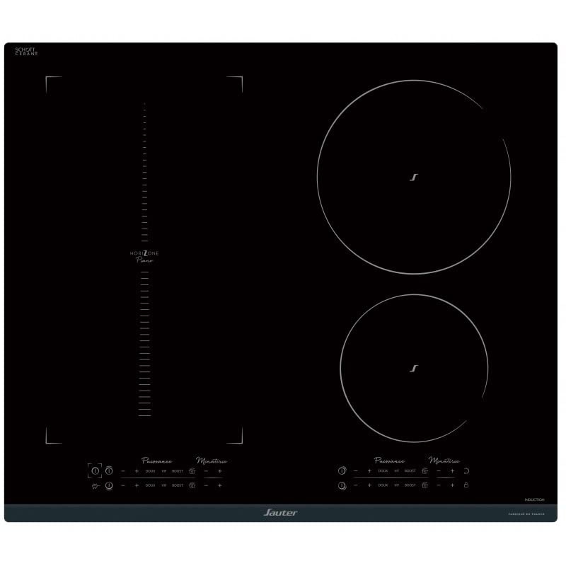 Table De Cuisson Induction 60cm 4 Feux Noir - SPI9647B