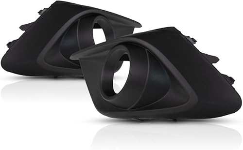 Miniatura 3 de Para Mazda 3 2014 2015 2016 Bisel de luz antiniebla lado del conductor y del pasajero  Par  Delantero  SedánHatchback  Negro  Reemplazo para