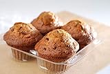 Poppie's Dough Fresh Baked Large Gourmet Muffins (12 Pieces) Morning Sunshine Carrot Raisin Walnut Cake