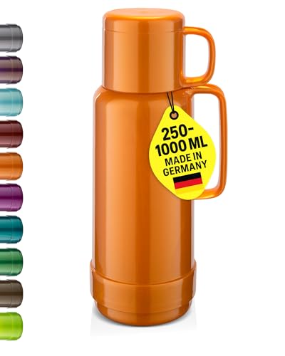 ROTPUNKT Isolierflasche 1 Liter mit integriertem Becher - Hochwertige Isolierkanne Made in Germany I Bis zu 24 h heiß & 36 h kalt (Andreas… – Ansicht 1