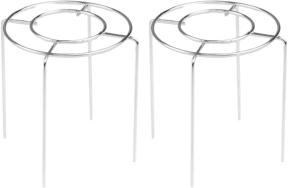 SHOWERORO Stainless Steel Cake Cooling Rack Round Steamer Rack Cake Stand Holder 5.00 Inch Diameter Dishwasher Safe Air Circulation for Cakes Pastries and Baking