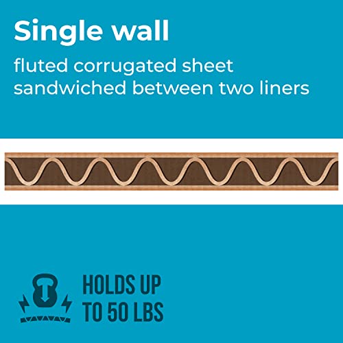 Idl Packaging Medium Corrugated Shipping Boxes 14"L X 14"W X 8"H (Pack Of 25) – Excellent Choice Of Sturdy Packing Boxes For Usps, Ups, Fedex Shipping – Easy-To-Recycle Cardboard Boxes For Packaging #TOP4