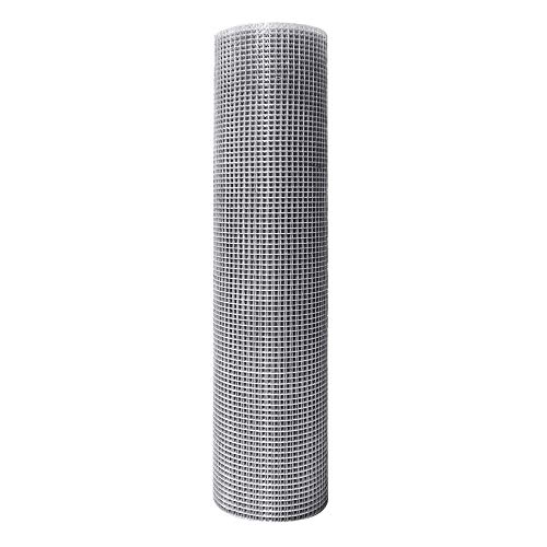 Exclusive Discount 80% Offer iMeshbean Hardware Cloth 24-Inch x 50-Foot,1/4 inch in Mesh, Silver Galvanized Welded Cage Wire 23 Gauge Fence Mesh Roll Garden Plant for Poultry Netting Square Chicken Wire Snake Fencing etc