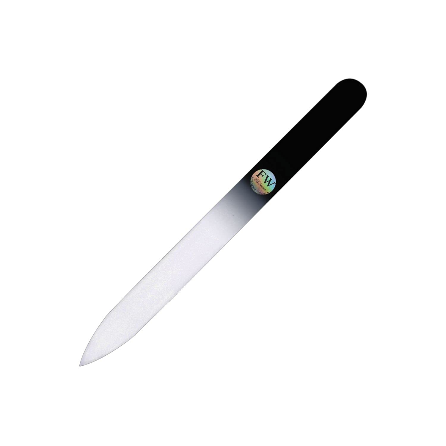 FulgentWorld Glasnagelfeile Im Hartcase: Tschechische Qualität, 125 Mm, Für Maniküre & Pediküre