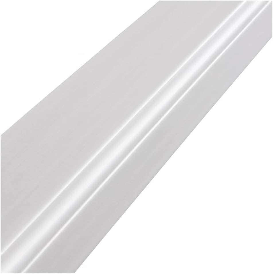 Left-Hand Inswing Exterior 4-9/16" Vinyl Door Jamb Kit – Front Entry Door Frame with Pre-Cut Hinge Mortises, Lock Bore, Brickmould & Hinges, Easy to Assemble