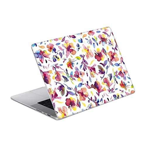 Skin vinyle MacBook Pro 16 A2485 Ninola floral pour personnaliser votre ordinateur au bureau