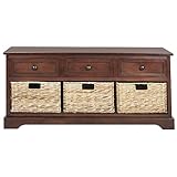 Safavieh American Homes Collection Damien Vintage Grey 3 Drawer Storage Unit