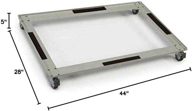 ProSelect Metal Modular Kennel Cage Base with Wheels, Small, Sandstone