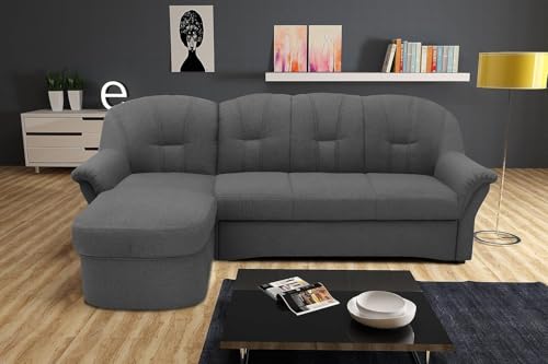 DOMO. collection Ecksofa Puno, kleines Sofa in L-Form mit Longchair, Couch, Polstermöbel, Eckcouch, 233 x 142 x 84 cm (BxTxH), grau DOMO. collection Ecksofa Puno, kleines Sofa in L-Form mit Longchair, Couch, Polstermöbel, Eckcouch, 233 x 142 x 84 cm (BxTxH), grau