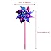 10Pcs Plastic Windmill Pinwheel Wind Spinner Kids Toy Garden Lawn Party Decor Wind Spinners For Yard Windmill Spinners Outdoor Windmill Yard Decor Windmill Decor Whirligigs Garden Spinners Windspinner