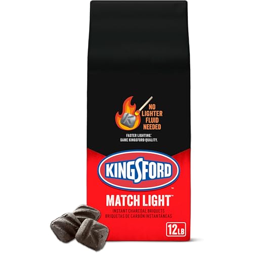 Kingsford Match Light Instant Charcoal Briquettes, BBQ Charcoal for Grilling, Ready in 10 Minutes,...