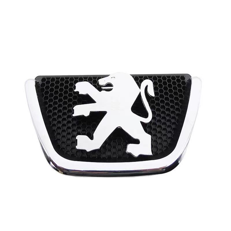 DMYQJY Emblème 3D Peugeot 206 2009-2013 - Badge Capot Coffre Latéral Logo Lettres Noires