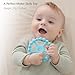 3 Pack Ring Teether Baby Infant Toys, Silicone Teething Ring Toys for Babies 0-6 Months, Seposeve Baby Teethers 6-12 Months 12-24 Months, Easy to Grasp Toy, Teething Relief, Light Purple Green Blue