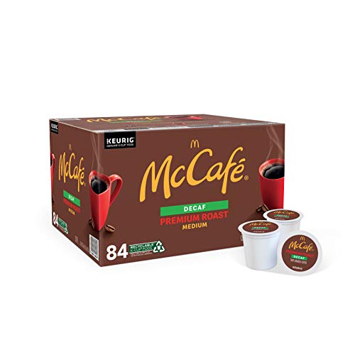 McCafe Decaf Premium Medium Roast K-Cup Coffee Pods 84 Count