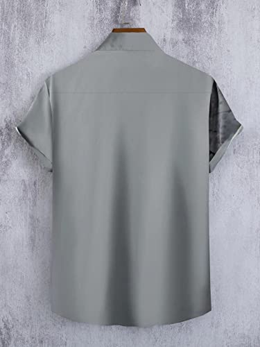 Image of mahek Fashion Printed Half Sleeve Lycra Shirt for Men