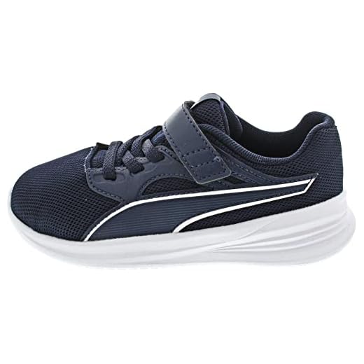 PUMA Transport AC+ Inf, Zapatillas, Unisex niños, Peacoat-Puma White, 21 EU