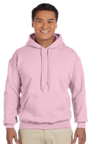 Gildan Men's Heavy Blend Drawcord Hooded Sweatshirt, XXX-Large, Light Pink