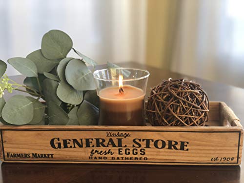 Wooden Egg Holder Crate Storage Box Rustic Farmhouse Decor For One Dozen (12) Eggs #TOP5