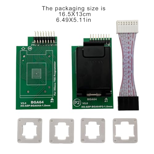 Adaptateur BGA64 pour programmeur T56 support de test de puce pas de 1.0mm