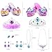 Kryonixty Princess Dress Up for Girls 4-6，Toddler Dress Up Shoes Kids Princess Toys Jewelry Boutique Kit ，Pretend Beauty Birthday Gifts for 3 4 5 6 Year Old Girls