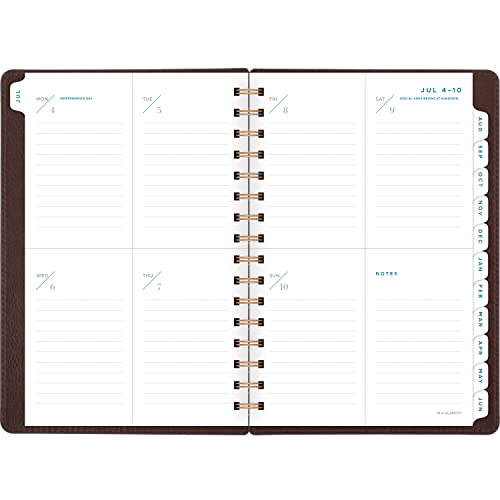 AT-A-GLANCE 2022-2023 Planner, Weekly & Monthly Academic, 5-1/2" x 8-1/2", Small, Signature Collection, Brown (YP200A25) - Image 3