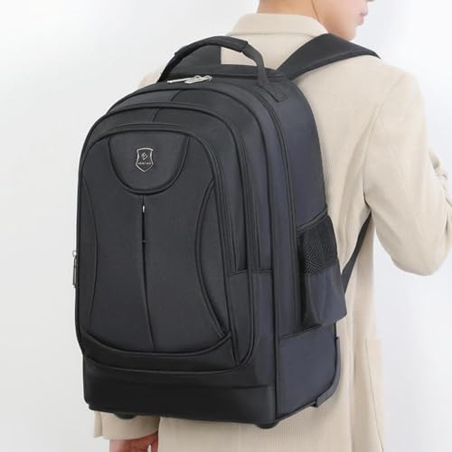 Mochila de viaje con ruedas de diseño resistente con costuras reforzadas 5