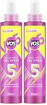 VO5 Mega Hold Gel Spray 200ml, Extra Strong Hair Styling Spray for Hold & Control (Pack of 2)