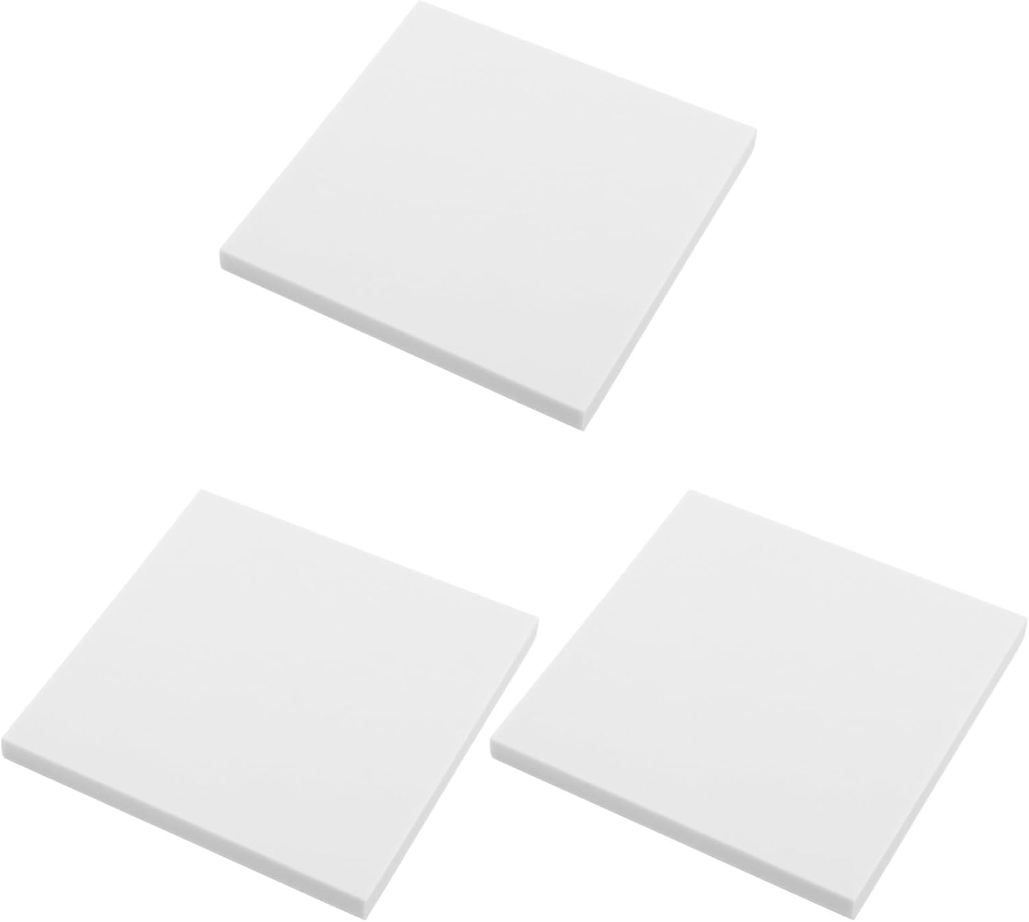 Rubber Stamp Carving Blocks White for Beginners, 3pcs Craft Supply