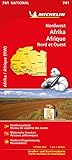 afrika karte lernen  Michelin Nordwest-Afrika: Straßen- und Tourismuskarte 1:4.000.000 (MICHELIN Nationalkarten)