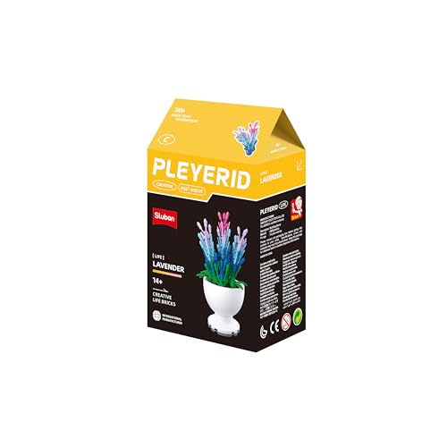 Sluban Pleyerid Creative Life Bricks Building Set, Flower Collection Display Box, M38-B1077, Yellow and Black - Image 4