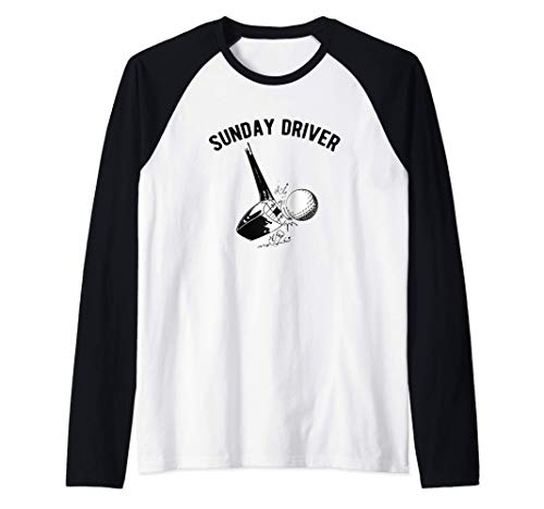 Sunday Driver funny golf Manche Raglan
