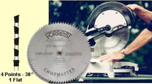 Forrest CM07H606100 Chopmaster 7-1/2-Inch 60 Tooth 5/8-Inch Arbor 3/32-Inch Kerf Circular Saw Blade