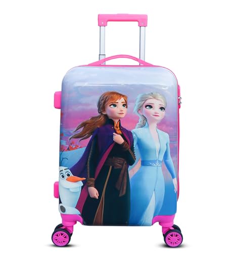 Image of ADSON Abs Kids Trolley 360 Rotating Luggage 360 Degree Wheels Non-Breakable 20 Inch Kids Hardsided Suitcase with 4 Wheels, 360 Degree Wheel Travel Trolley Bag (Design 2)