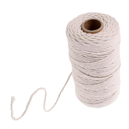 SOLUSTRE 1Roll Cotton Twine of Cooking String for Tying Meat Trussing Chicken and Wrapping Food and Elastic Thickness for Home Cooking and BBQ