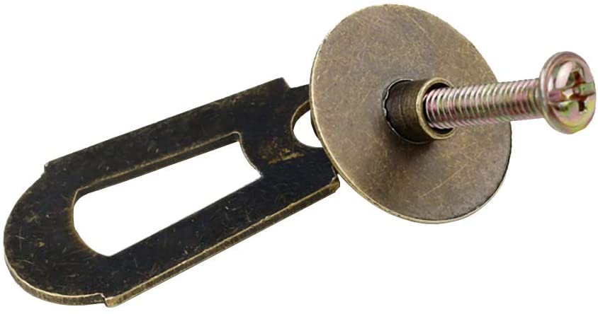 Manija retro para cajón de muebles y ventanas, tiradores de latón vintage, pack de 4 4