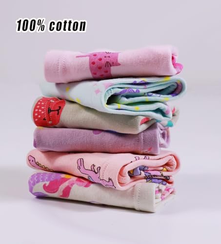 Image of Sladatona Little Girls'Soft Cotton Underwear Comfort Panties Toddler Briefs