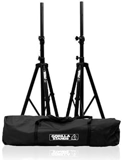 Gorilla Tripod DJ Disco PA Speaker Stands With Carry Bag