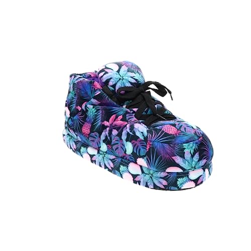 Image of Happy Feet Slippers Standard Sneaker Slippers for Men, Women, and Kids - Women Shoes, Gifts for Women, As Seen on Shark Tank - Classy Oversized House Slippers for Women with Non-Slip Rubber Soles