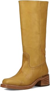 Frye Campus 14L Iconic Tall Boots for Women Crafted from Signature Montana Leather with Goodyear Welt Construction and Stacked Leather Heel – 13” Shaft Height
