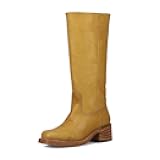 Campus 14L Iconic Tall Boots for Women Crafted from Signature Montana Leather with Genuine Stitch Welt Construction and Stacked Leather Heel