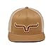 Kimes Ranch Unisex Caps Nite Train Cap 5-Panel Adjustable Mesh Back Snapback Hat/WW Brown