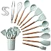 ZCOINS - Juego de utensilios de cocina de silicona para utensilios de cocina (12 unidades)