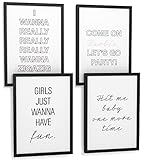 Papierschmiede® Premium Spruchposter Set 4er DIN A4 (21x30 