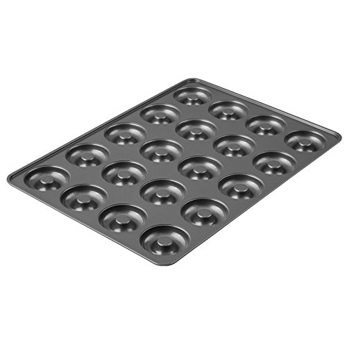 Wilton Perfect Results Non-Stick Donut Pan , 20-Cavity Donut Baking Pan, Steel #TOP2