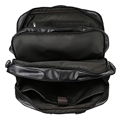 Business Leather Men's Handbag Commuter Business Trip Briefcase Computer Bag Shoulder Crossbody Bag3