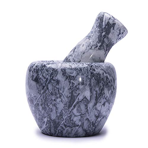 Byoeko Mortier et maïs en granit Gris clair 9 x 12 cm Cover