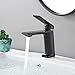 Rubinetto per lavabo da bagno nero opaco Rubinetto per gru miscelatore caldo freddo montato sul ponte corto per nave